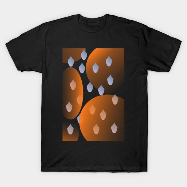 Two-color abstraction T-Shirt by Evgeniya